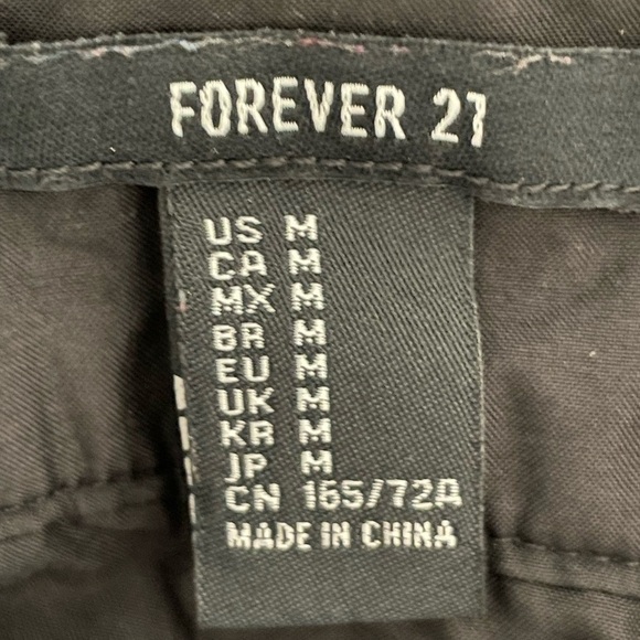 Forever 21 Burgundy Animal Print Belted Mini Skirt - Picture 7 of 9